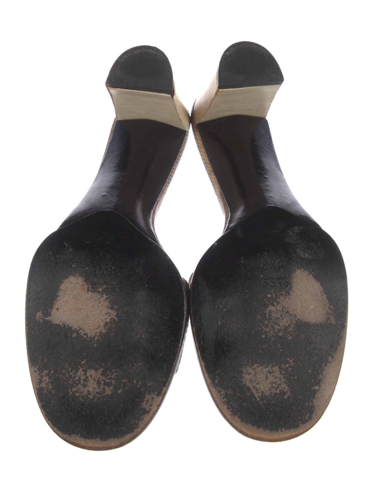 Gucci Karung Animal Print Slides